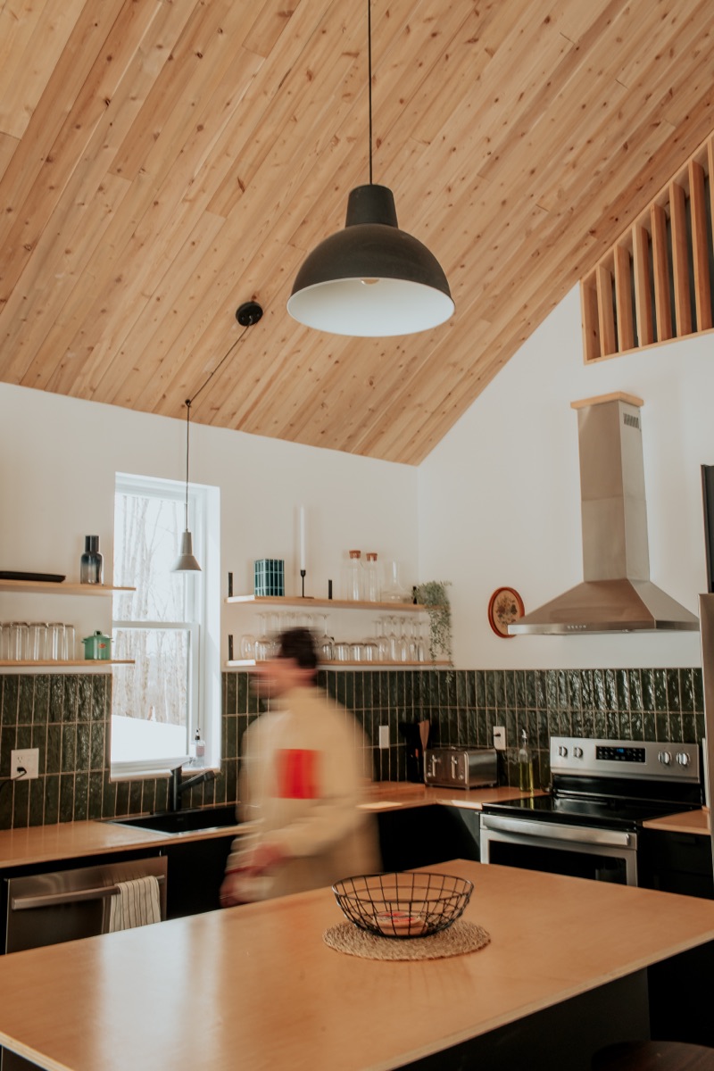Rénovation de cuisine — chalet, Grand Montréal