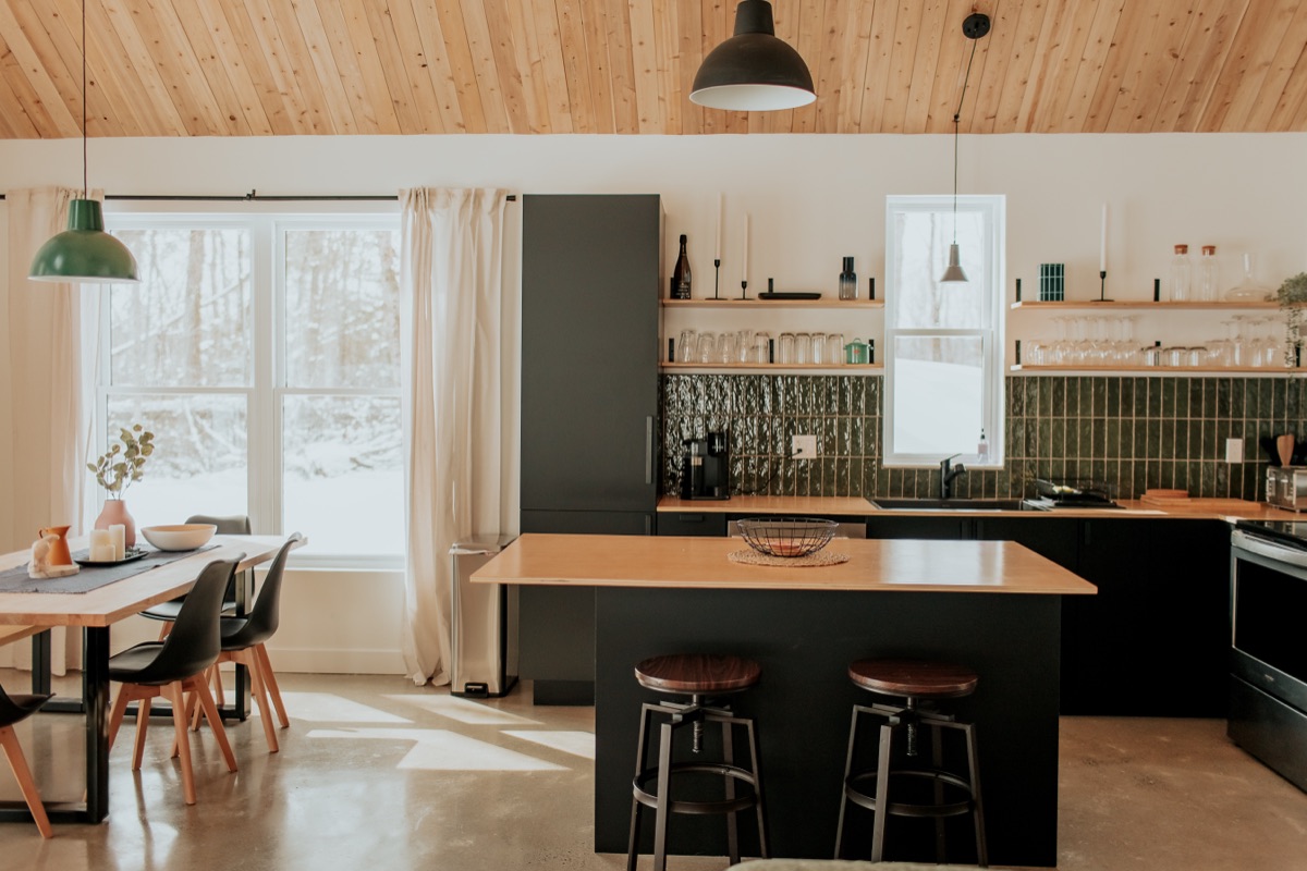 Rénovation de cuisine avec îlot, Grand Montréal